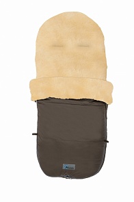 Зимний конверт Lambskin-Bugaboo Footmuff с овчиной, цвет – коричневый (Altabebe, MT22080-LP_Brown 75)